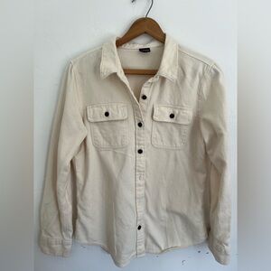 Patagonia Women’s Cream Button-Up Jacket Size Small